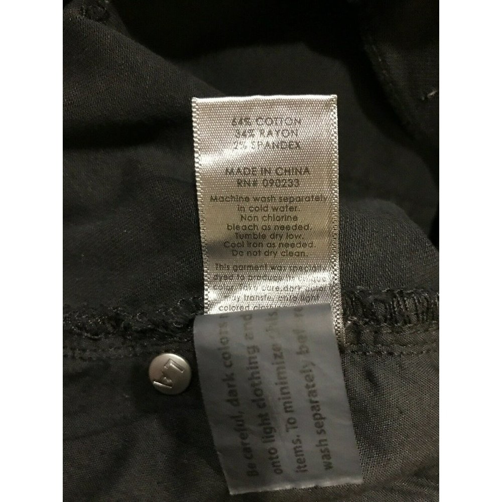 NWT PACSUN Hi-Rise Kick Flare Pants Sz 32 Black Stretch #975 - Picture 4 of 4